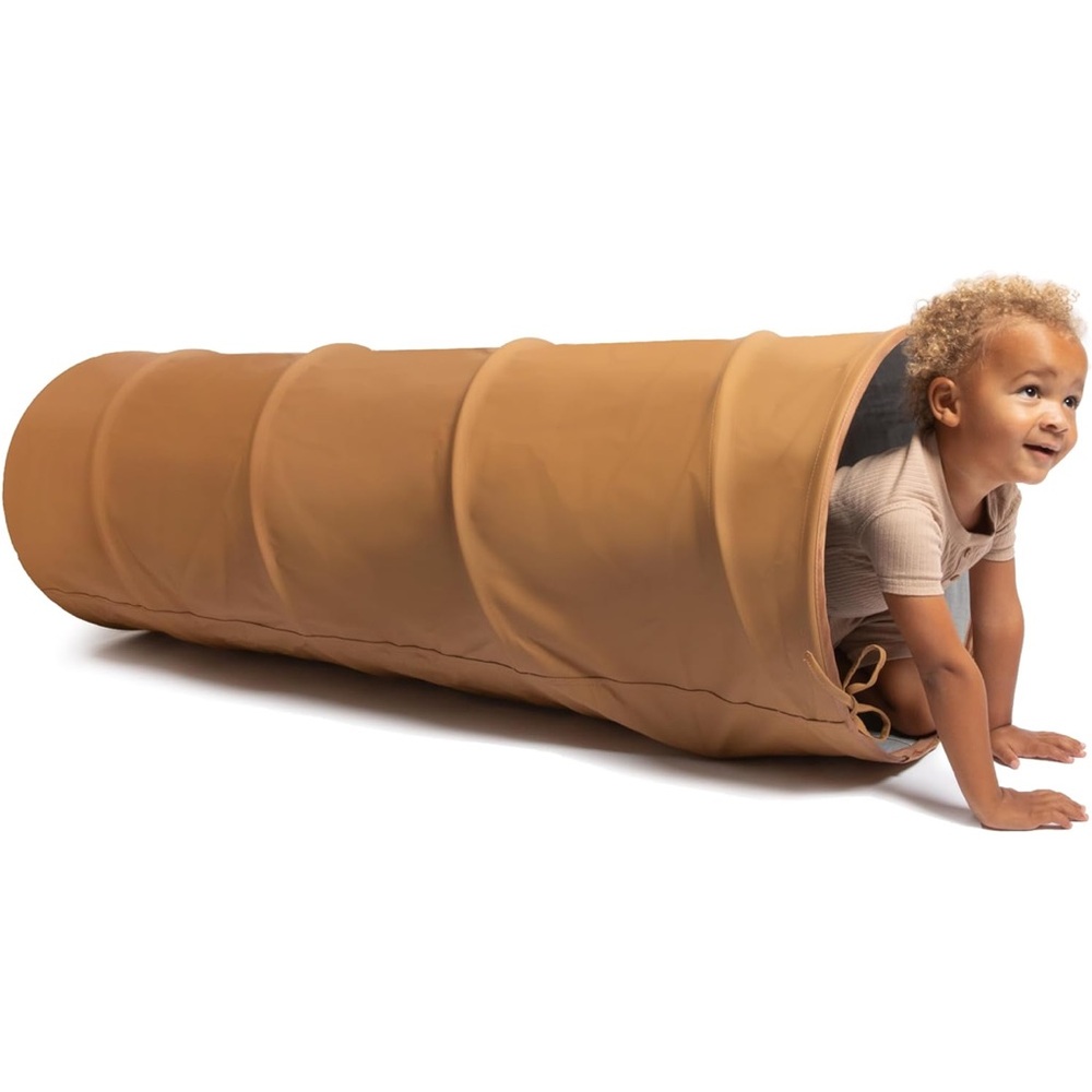 Tan Play Tunnel for Kids